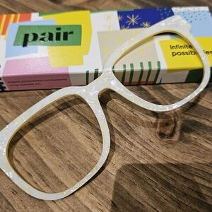 Pair White Marble Glasses Frame Toppers For The Murphy Frames